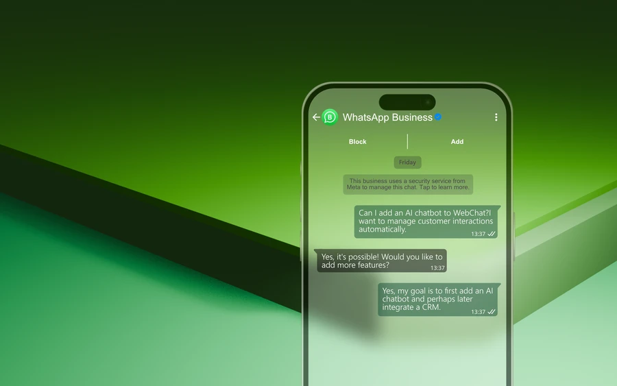 WebChat et WhatsApp