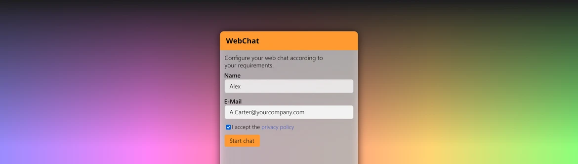 WebChat - Design personalizável