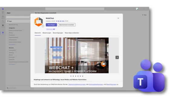 Microsoft Teams öffnen Microsoft Teams öffnen