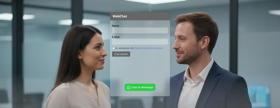 WhatsApp im Widget WhatsApp im Widget