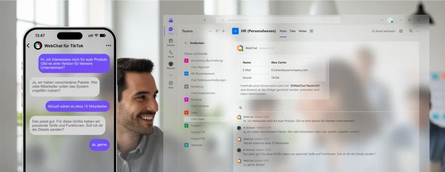 TikTok und Teams TikTok und Teams