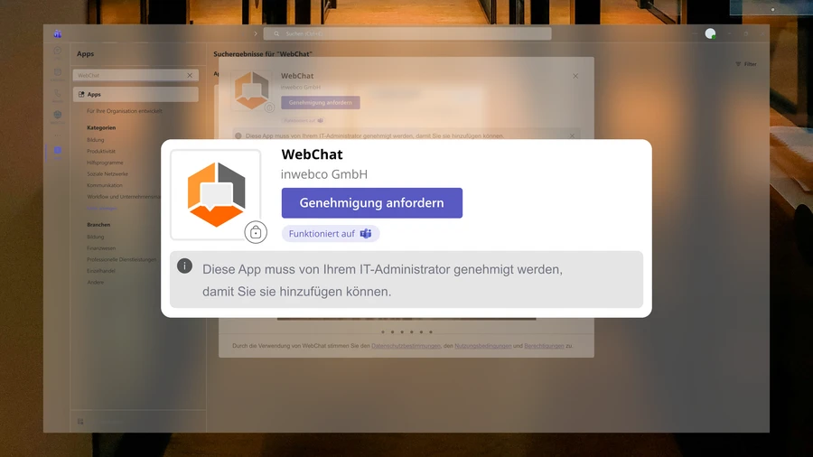 Microsoft Teams Admin - Drittanbieter