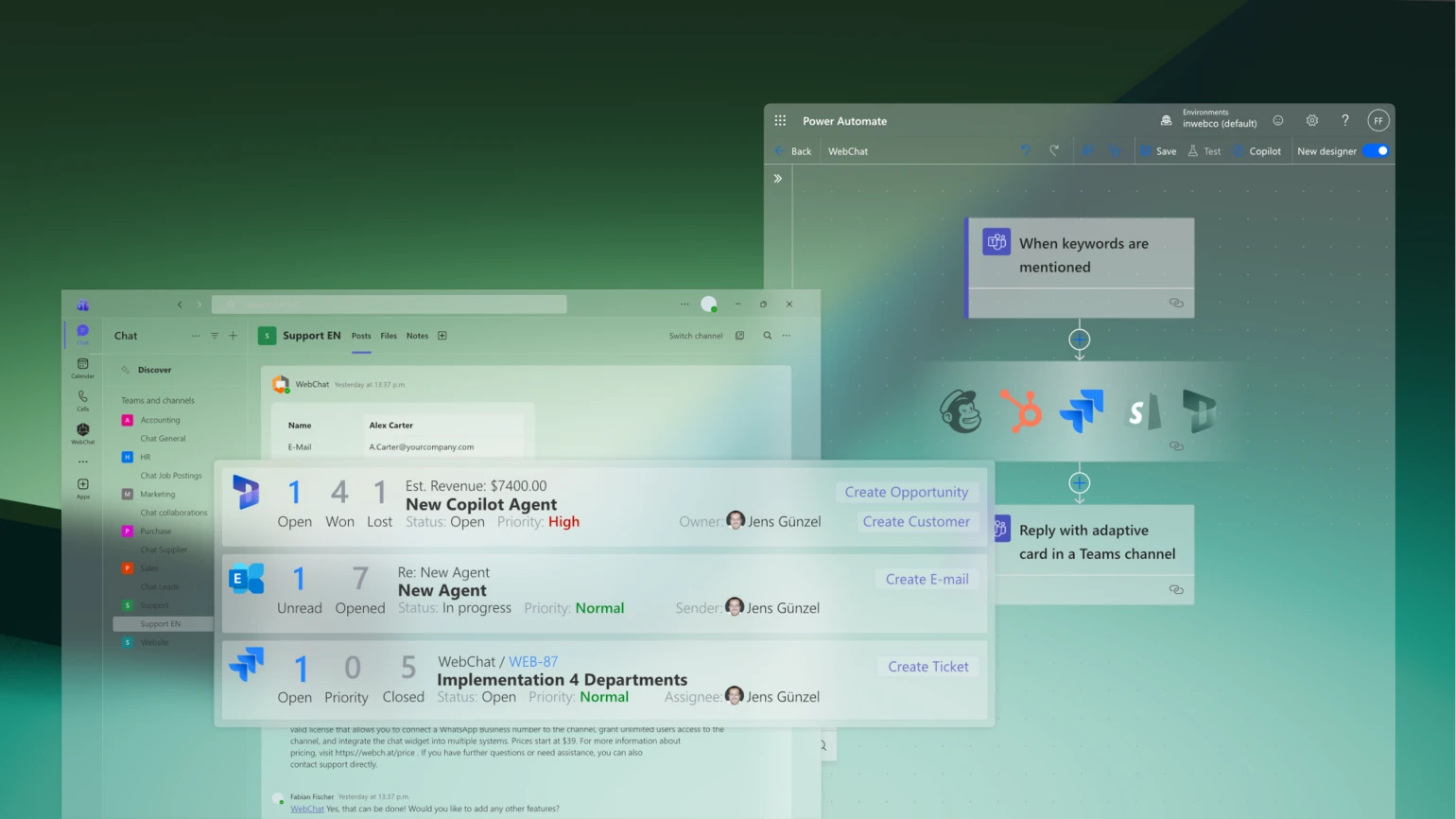 WebChat et Power Platform WebChat et Power Platform